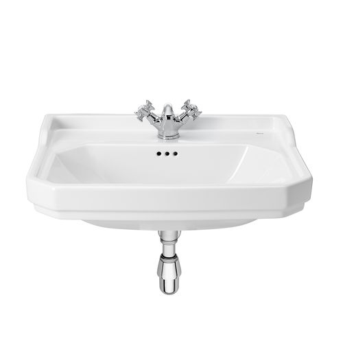 Vasque suspendue - CARMEN - ROCA - en porcelaine / rectangulaire / classique