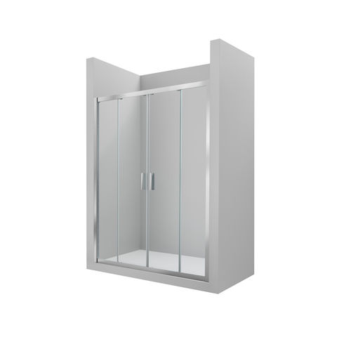 Paroi de douche coulissante - URA L4-E - ROCA - rectangulaire