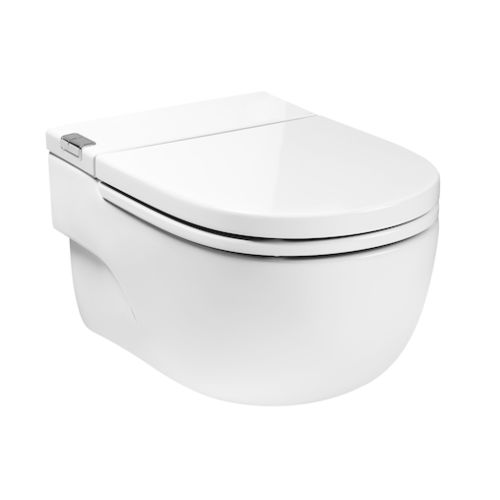 WC suspendu - MERIDIAN: IN-TANK - ROCA - en porcelaine / moderne