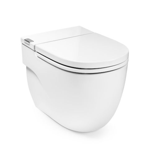 WC à poser - MERIDIAN: IN-TANK  - ROCA - en porcelaine / moderne