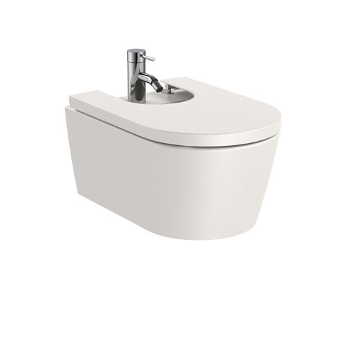 Bidet suspendu - INSPIRA ROUND  - ROCA - en porcelaine