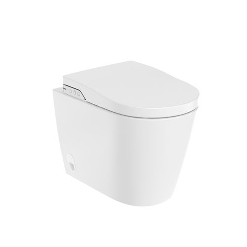 WC intelligent - INSPIRA IN-WASH&reg; - ROCA - près du mur / en porcelaine / ovale