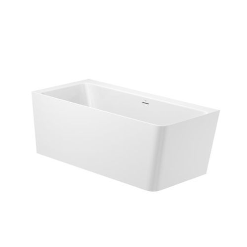 Baignoire à poser - ONA - ROCA - pour habitat / en fonte minérale / contemporaine