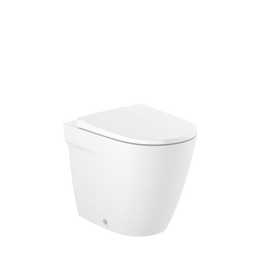 WC à poser - Ona - ROCA - en porcelaine / résidentiel / ovale