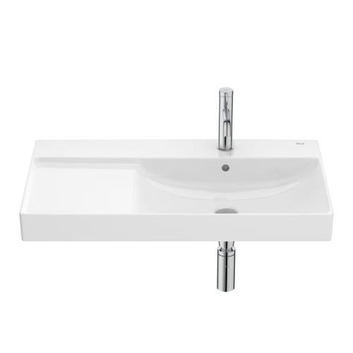 Vasque suspendue - ONA - ROCA - en porcelaine / rectangulaire / 1 trou