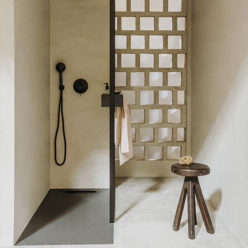Receveur de douche rectangulaire - PYROS - ROCA - à encastrer / extra plat / en composite