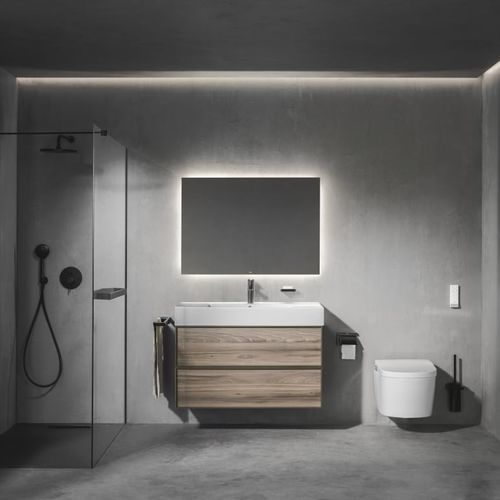 Meuble vasque suspendu - INSPIRA - ROCA - aggloméré / contemporain / sans porte