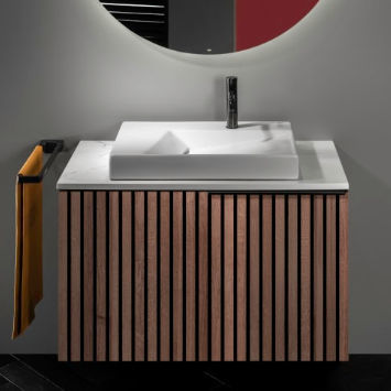 Meuble vasque suspendu - HORIZON - ROCA - MDF / contemporain / sans porte