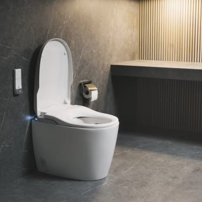 WC intelligent - IN-WASH® INSIGNIA - ROCA - à poser / près du mur / en céramique
