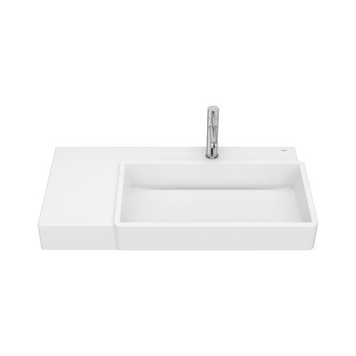 Vasque suspendue - TURA - ROCA - en porcelaine / brillante / finition mat