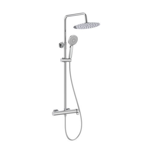 Colonne de douche murale - VEGA PLUS - ROCA - contemporaine / avec douche à main / avec rail