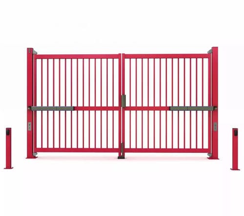 Portail hydraulique - ALLIX® - DIRICKX - battant / pivotant / en métal