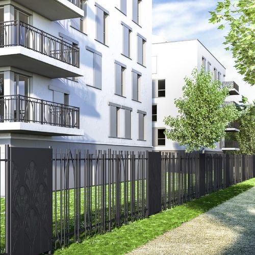 Garde-corps en acier galvanisé - EXALT® - DIRICKX - à barreaudage / d'extérieur / pour espace public
