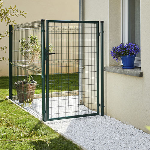 Portillon en acier - ECO GARDEN - DIRICKX - enduit PVC