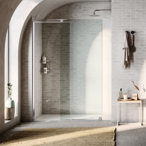 Paroi de douche fixe - KIT PER PORTA SCORREVOLE - SAMO - d'angle / en niche / en verre trempé