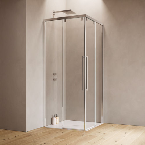 Paroi de douche coulissante - LATO PER ANGOLO PORTE SCORREVOLI B8816 - SAMO - carrée / rectangulaire / d'angle