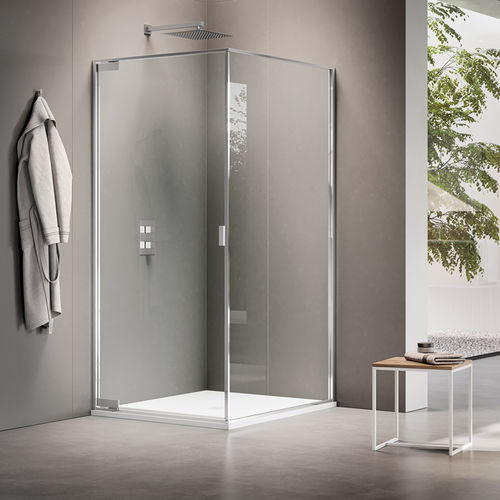 Paroi de douche pivotante - PIVOT HINGED DOOR FOR FIXED PANEL B1720 - SAMO - battante / carrée / d'angle