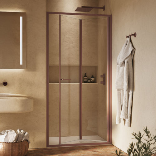Paroi de douche pliante - B2470 - SAMO - angulaire / d'angle / en niche