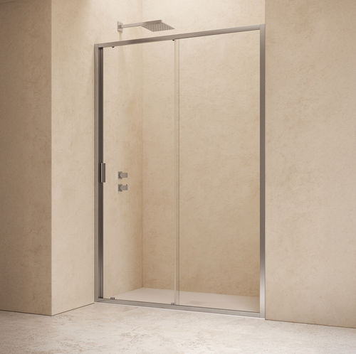 Paroi de douche coulissante - CEE Super - SAMO - d'angle / en niche / en verre trempé