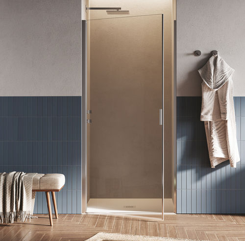 Paroi de douche battante - POLARIS Super - SAMO - rectangulaire / en niche / en verre trempé