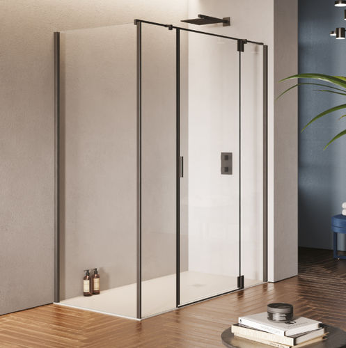 Paroi de douche battante - POLARIS Super - SAMO - d'angle / d'angle / en verre trempé