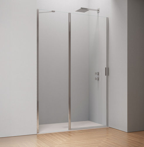 Paroi de douche battante - POLARIS Super - SAMO - rectangulaire / en niche / en verre trempé