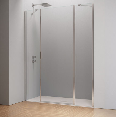 Paroi de douche battante - POLARIS Super - SAMO - rectangulaire / en niche / en verre trempé