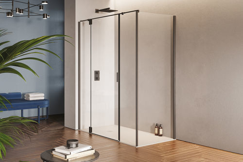 Paroi de douche fixe - POLARIS SUPER - SAMO - en verre trempé / en verre transparent / en verre dépoli