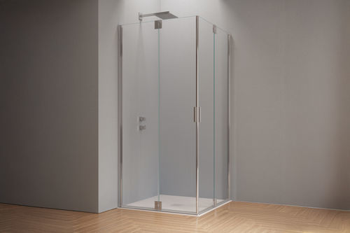 Paroi de douche pliante - POLARIS SUPER - SAMO - angulaire / d'angle / en verre trempé