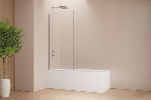 Pare-baignoire fixe - B865 series - SAMO - en verre trempé / en verre dépoli / en verre transparent