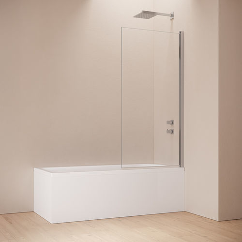 Pare-baignoire va-et-vient - PARETI VASCA - SAMO - à pivot / en verre trempé / 1 volet