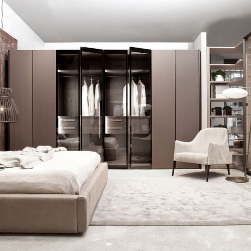 Armoire contemporaine - VISION - Tisettanta - en métal / en bois / en verre