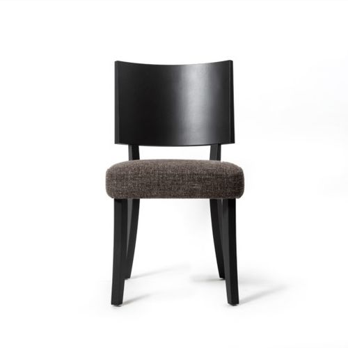 Chaise en tissu - ISOTTA - Tisettanta - contemporaine / d'intérieur / en bois massif