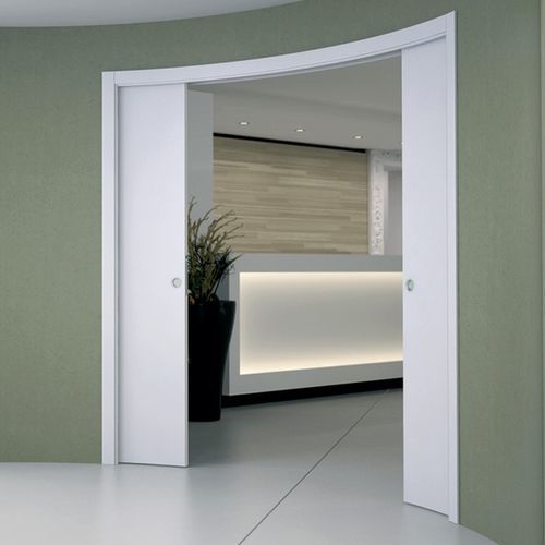 Système à galandage pour porte coulissante - CIRCULAR DOUBLE - ECLISSE