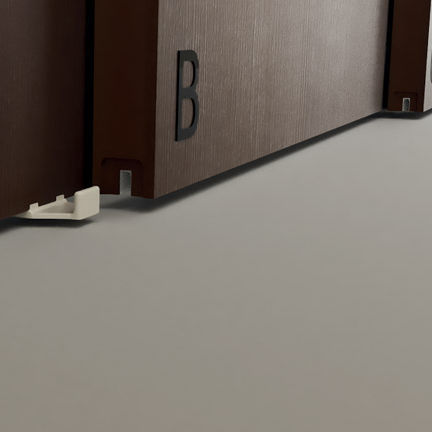 Système coulissant en aluminium - MULTI-SLIDE - ECLISSE - en bois / pour porte en bois / coureurs cachés