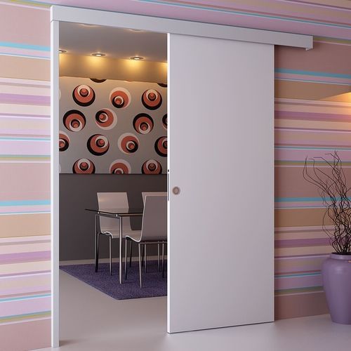 Système coulissant en aluminium - PARIS - ECLISSE - pour porte en bois / coureurs cachés / à galandage