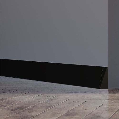 Plinthe blanche - DELTA - ECLISSE - noire / en aluminium / prévernie