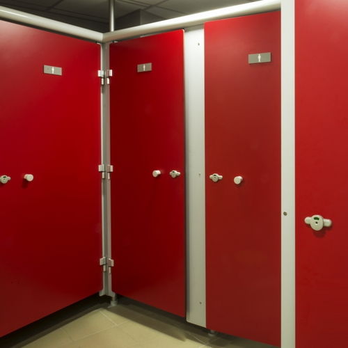 Cloison amovible - CLOISODOUCHE 10 MM - SANITEC - PAREO - stratifiée / pour sanitaires
