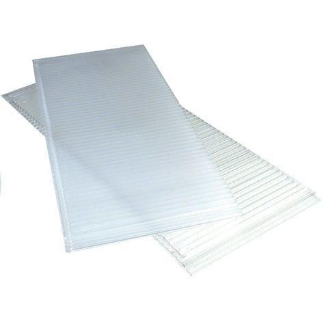 Plaque en polycarbonate ondulé - EDILFIBRO - en nid d'abeille / de couverture / translucide