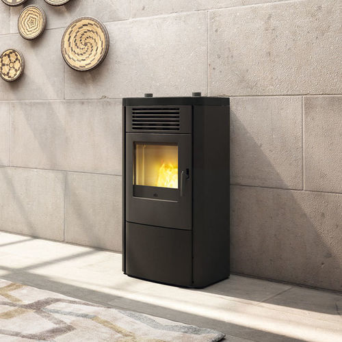 Poêle à granulés - KLIK - EDILKAMIN - 5 kW - 10 kW / 0 - 5 kW / à poser