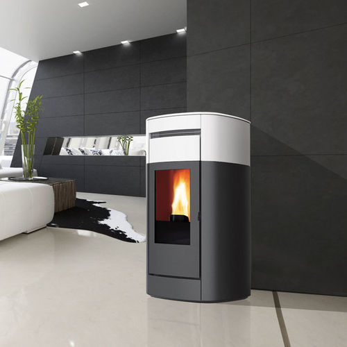 Poêle à granulés - VYDA2 EVO - EDILKAMIN - 5 kW - 10 kW / 0 - 5 kW / 10 kW - 20 kW