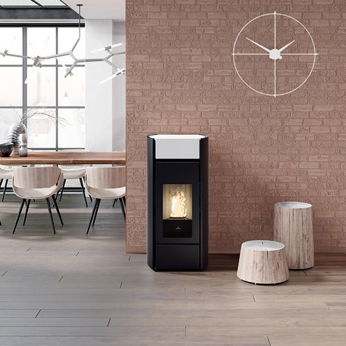 Poêle à granulés - MYRNA H 15 - EDILKAMIN - 5 kW - 10 kW / 10 kW - 20 kW / à poser