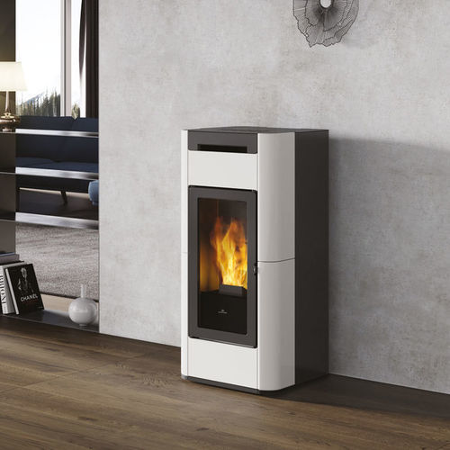 Poêle à granulés - TERA H - EDILKAMIN - 5 kW - 10 kW / 20 kW - 50 kW / à poser