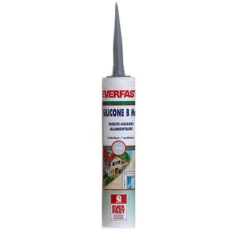 Mastic en élastomère - SILICONE B MAX - EVERFAST - à base de résine de silicone / pour étanchéité / étanche