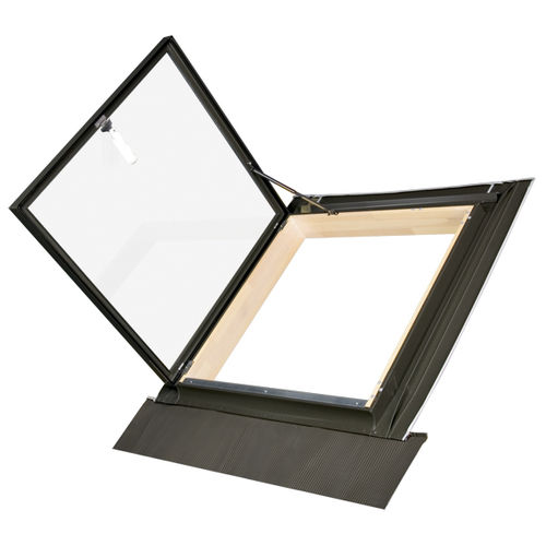 Fenêtre de toit en aluminium - WLI - FAKRO - à projection / à double vitrage