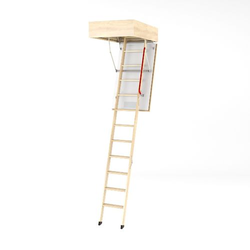 Échelle escamotable pour grenier - LWF 45 - FAKRO - en bois