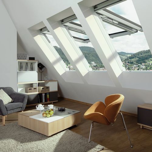 Fenêtre de toit en aluminium - PPP-X MAX P50 ABMX - FAKRO - en uPVC / à soufflet / à pivot