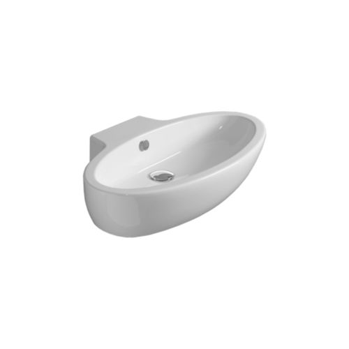 Vasque suspendue - LFT 34 - SIMAS ACQUA SPACE - en céramique / ovale / sans trou