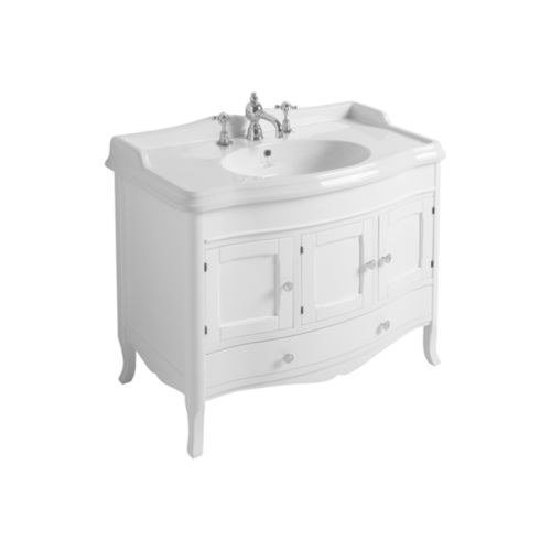 Meuble vasque à poser - ARMC 105 - SIMAS ACQUA SPACE - en noyer / contemporain / avec porte