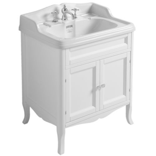 Meuble vasque à poser - ARMD 70 - SIMAS ACQUA SPACE - en noyer / classique / avec porte